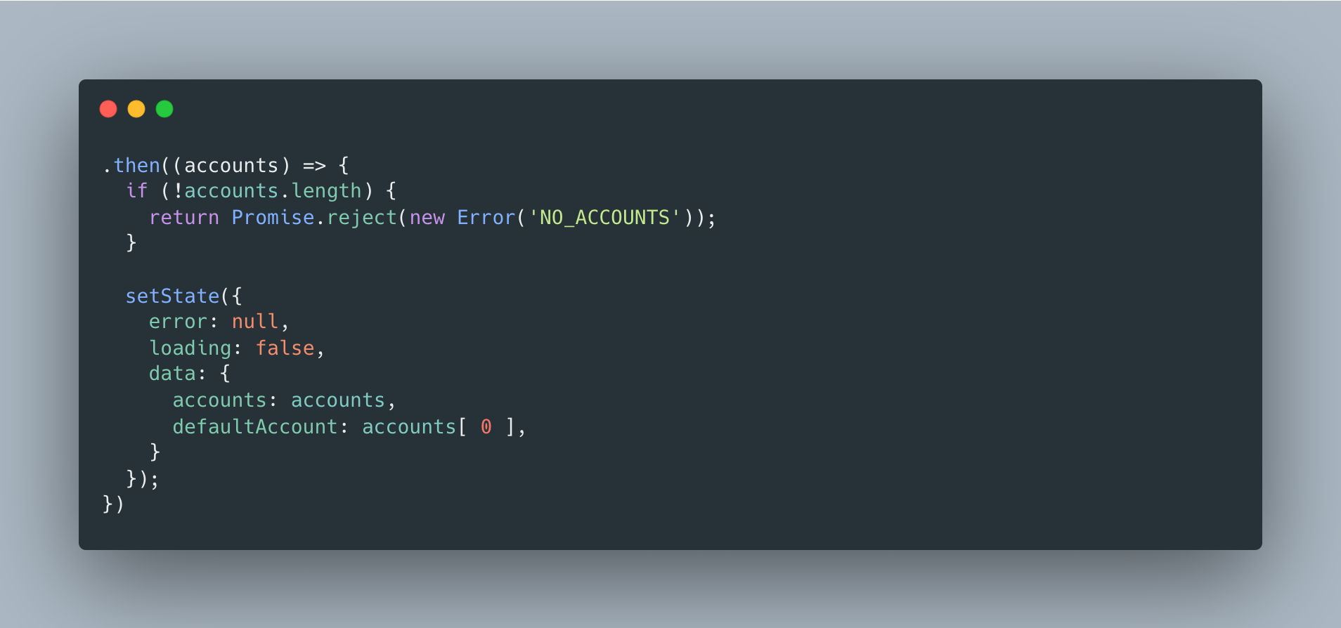 Loading the first account with web3Accounts